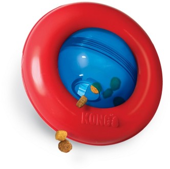 KONG игрушка интерактивная под лакомства Gyro 13 см малая