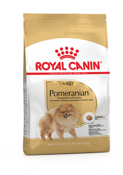Корм сRoyal Canin для взрослых и стареющих собак породы Померанский шпиц старше 8 месяцев Pomeranian Adult 1,5кг