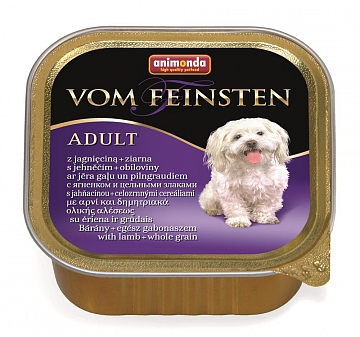 Консервы для взрослых собак Animonda Vom Feinsten Adult с ягненком и цельными злаками 150г