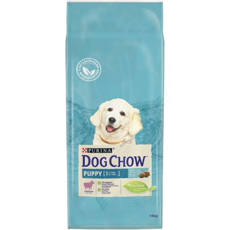 Сухой корм Purina Dog Chow Puppy для щенков до 1 года с ягненком 14кг