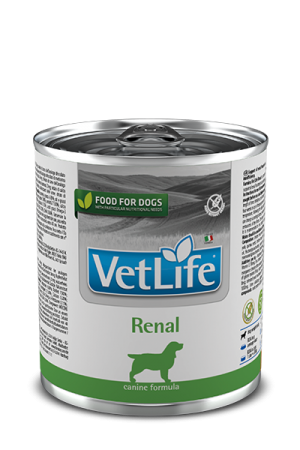 Farmina Vet life Dog Renal консервы для собак, для поддержания функции почек 300г