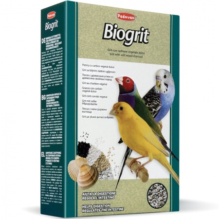 Минеральная добавка биопесок Padovan Biogrit для декоративных птиц 700 г