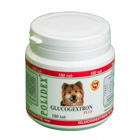 POLIDEX Glucogextron для собак 150таблеток