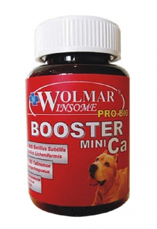 Wolmar Pro Bio Booster Ca Mini Мультикомплекс с кальцием для собак мелких пород 180таблеток