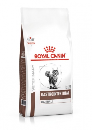 Royal Canin корм для кошек при нарушении пищеварения, вызванного наличием волосяных комочков Gastrointestinal Hairball 400г