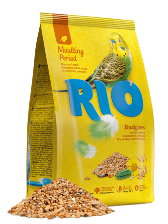 RIO Корм для волнистых попугайчиков рацион в период линьки 1кг
