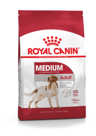 Корм Royal Canin для взрослых собак средних размеров: 11-25 кг, 1-7 лет, Medium Adult 3кг