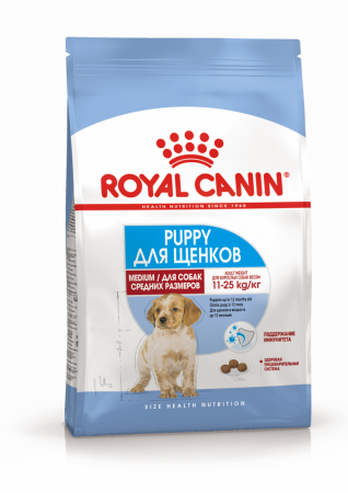 Корм "Royal Canin" для щенков средних пород MEDIUM Паппи 3кг