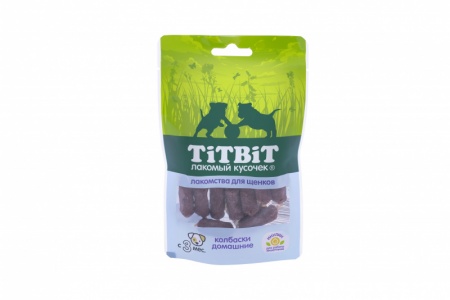 TiTBiT Колбаски  для щенков домашние 50 г