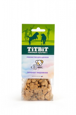 TiTBiT Печенье творожное для щенков 70 г