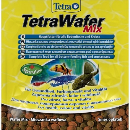 Tetra Wafer Mix 12г. Корм для травоядных и донных рыб