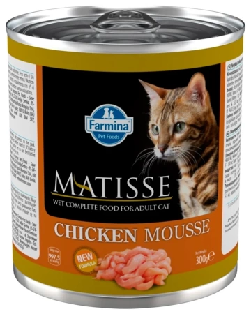 Matisse Cat Mousse Chicken консервы мусс для кошек с курицей 300г