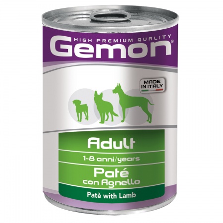 Gemon Dog консервы для собак паштет ягненок 400г