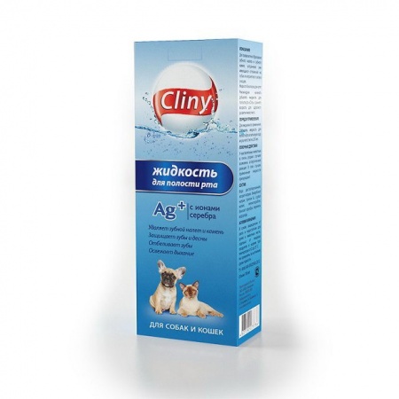 CLINY Жидкость для полости рта для кошек 100мл.