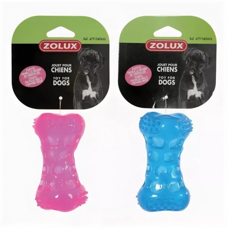 Игрушка для собак Zolux хрустящая палочка, термопластичная резина, 10,5 см