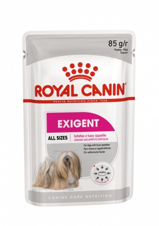 Пауч Royal Canin паштет для собак привередливых в питании, Exigent Pouch Loaf 85г
