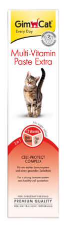 Gimcat пста мультивитаминная экстра для кошек 200 г