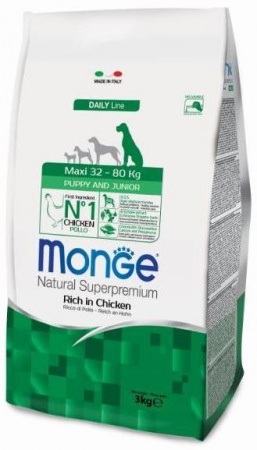 Monge Dog Maxi корм для щенков крупных пород 3 кг