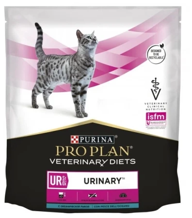Pro Plan Veterinary Diets UR Urinary для кошек с болезнями мочевыводящих путей с рыбой 350г