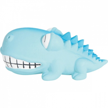 Игрушка для собак ZOLUX Крокодил голубой латекс 18см