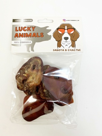 Lucky Animals Свиные пятачки натуральные для собак