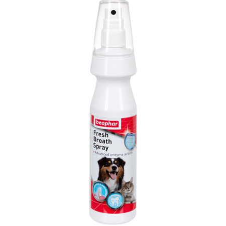 Спрей Beaphar Fresh Breath Spray для чистки зубов и свежего дыхания у кошек и собак 150мл