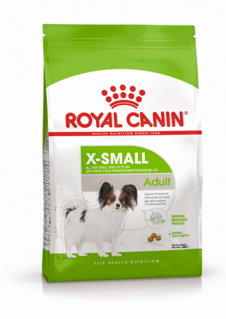 Корм Royal Canin для взрослых собак карликовых пород, X-Small Adult 500г